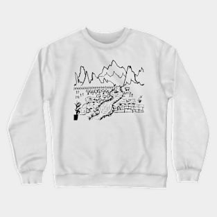 Handmade Painting Crewneck Sweatshirt